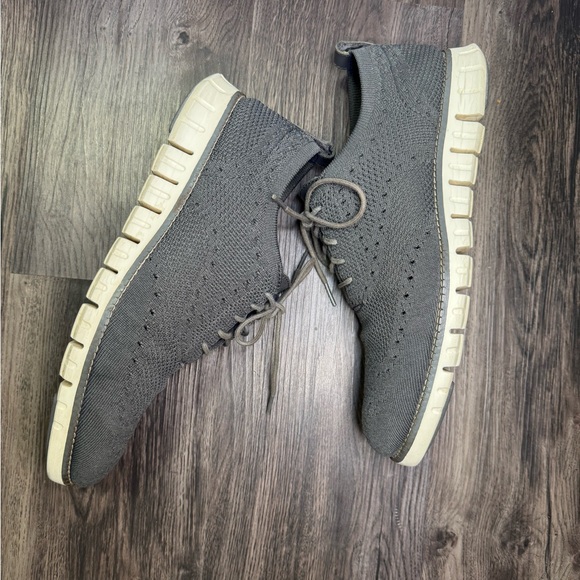 ?Cole Haan Zerogrand Men\'s 9.5 M Gray Stitchlite Wingtip Casual Shoes C30562 main image 9